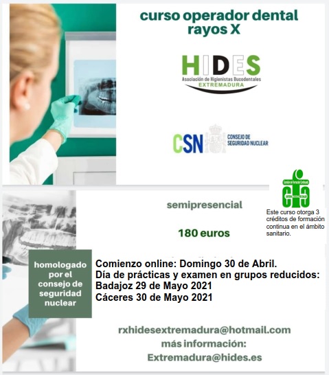 curso operador rayos dental