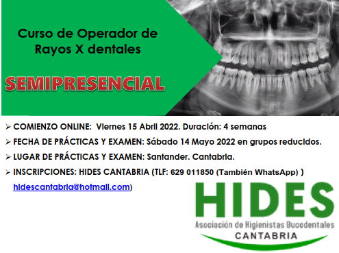 Curso operador rayos X semipresencial en Santander
