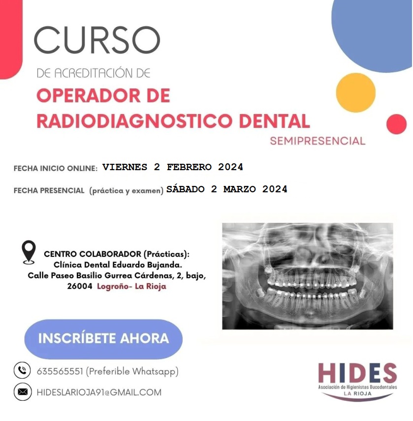 curso operador dental rayos online