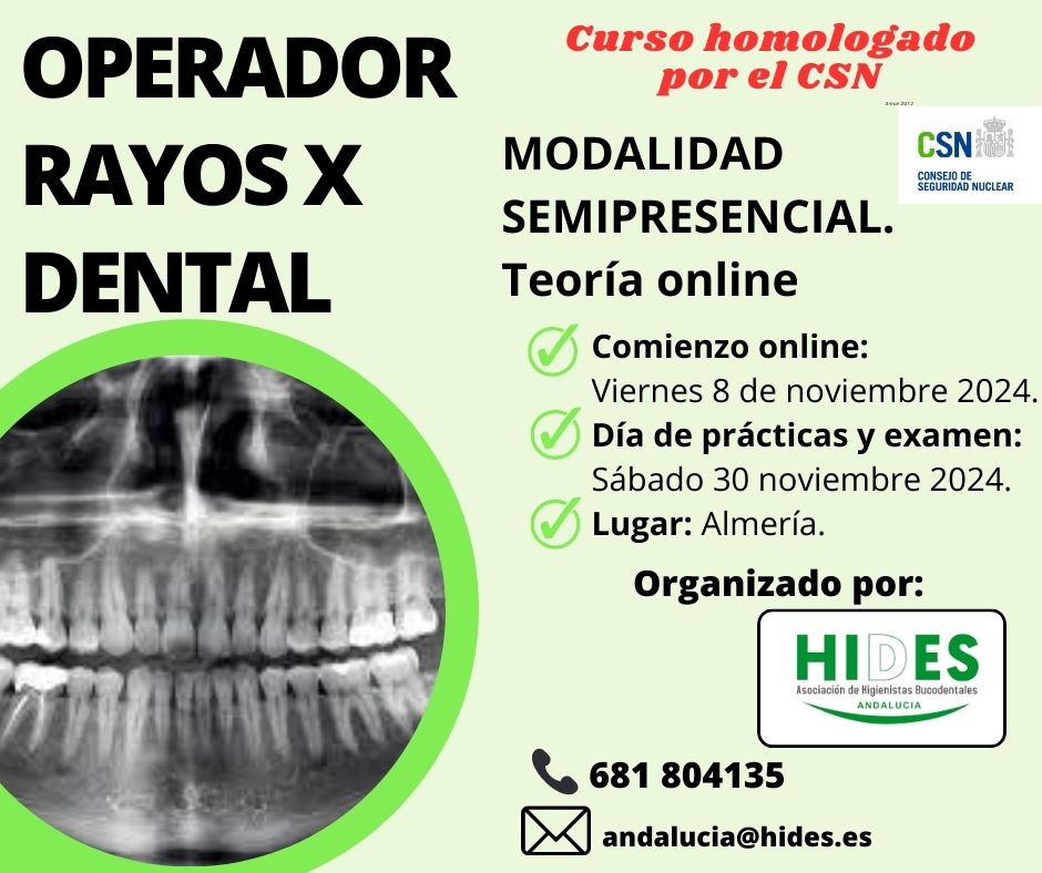 Curso operador rayos homologado. Teoria online