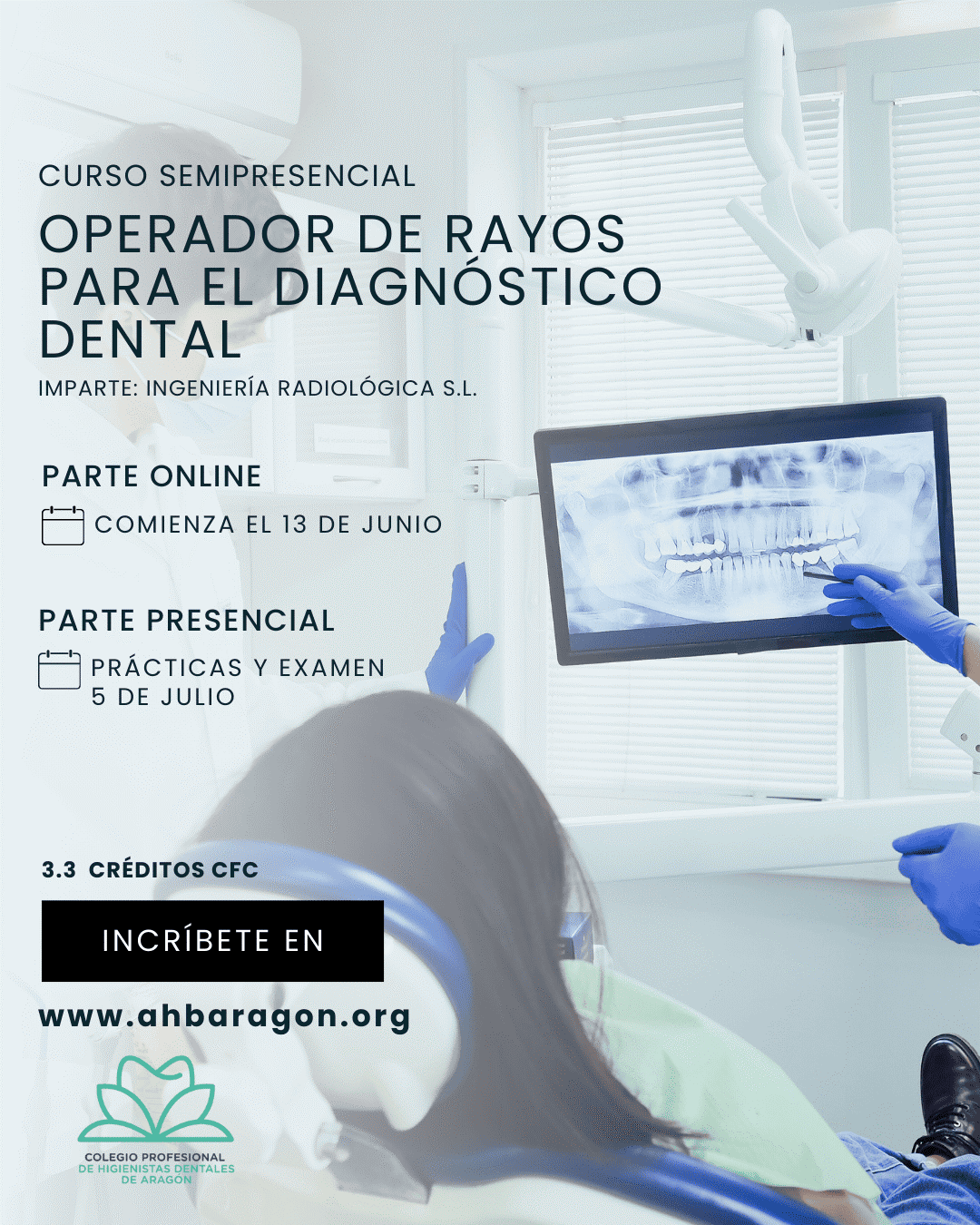 curso operador dental homologado en Zaragoza