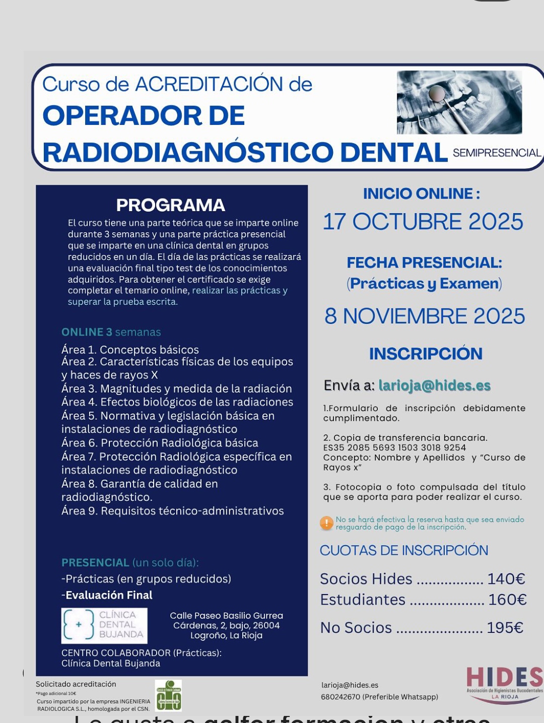 curso operador rayos x online